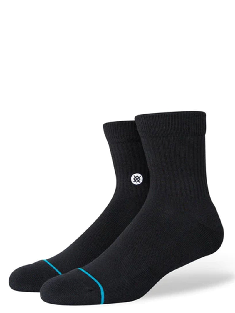 Icon Quarter Sock - Black-Stance-Over the Rainbow