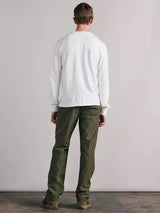 Long Sleeve Classic Henley - White-RAG + BONE-Over the Rainbow