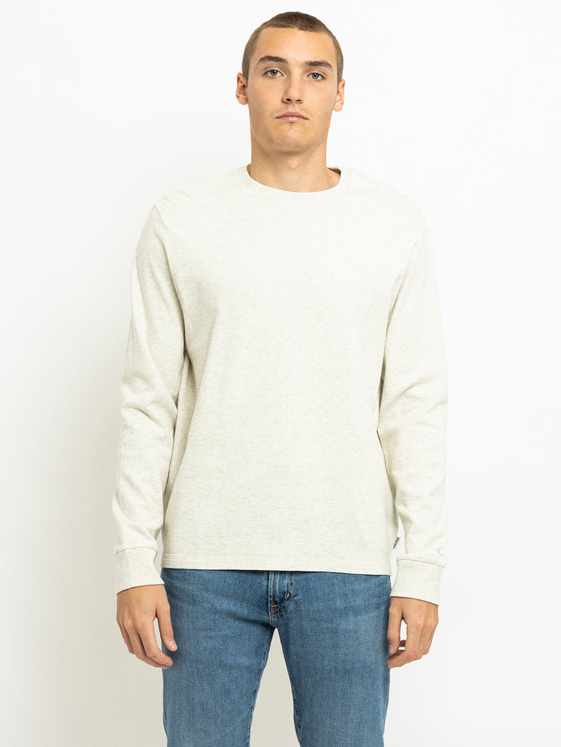 Long Sleeve Duofold Top - Oatmeal Heather-FRAME-Over the Rainbow