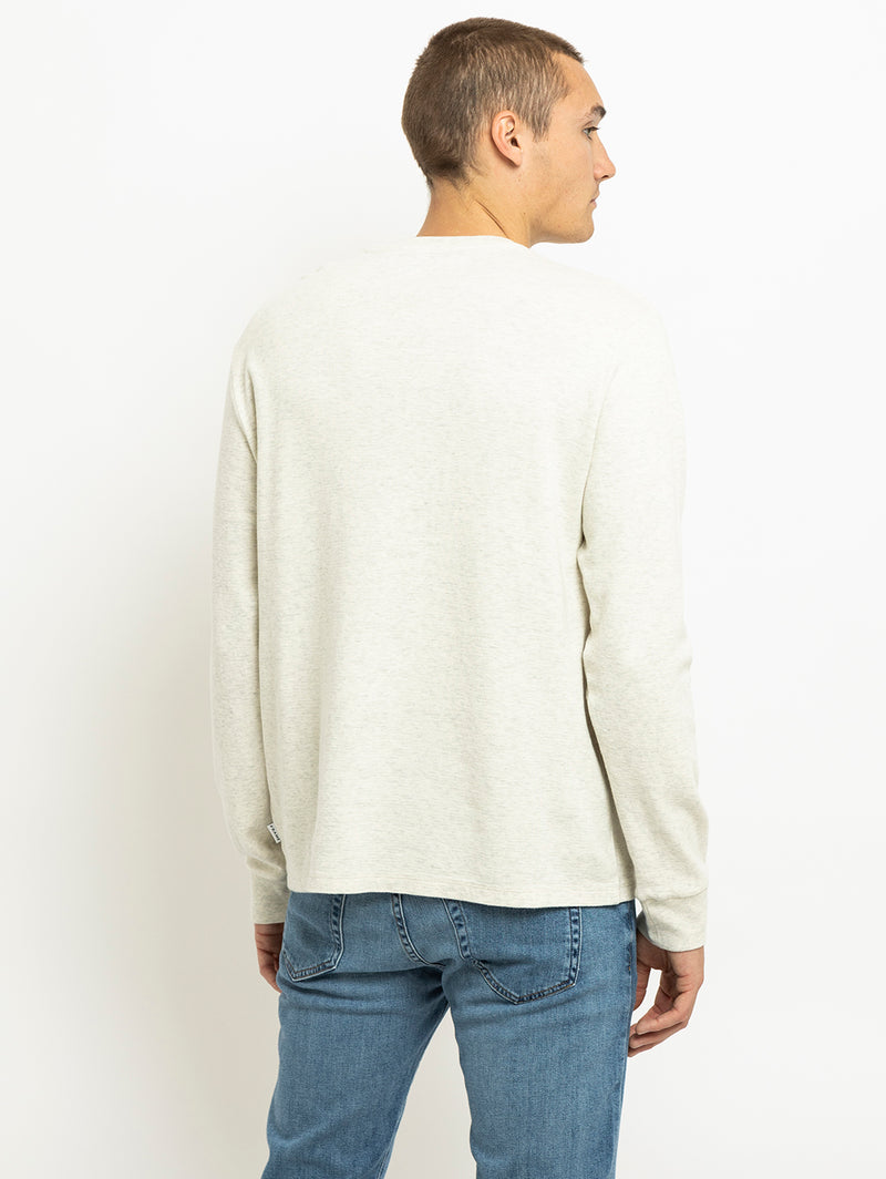 Long Sleeve Duofold Top - Oatmeal Heather-FRAME-Over the Rainbow