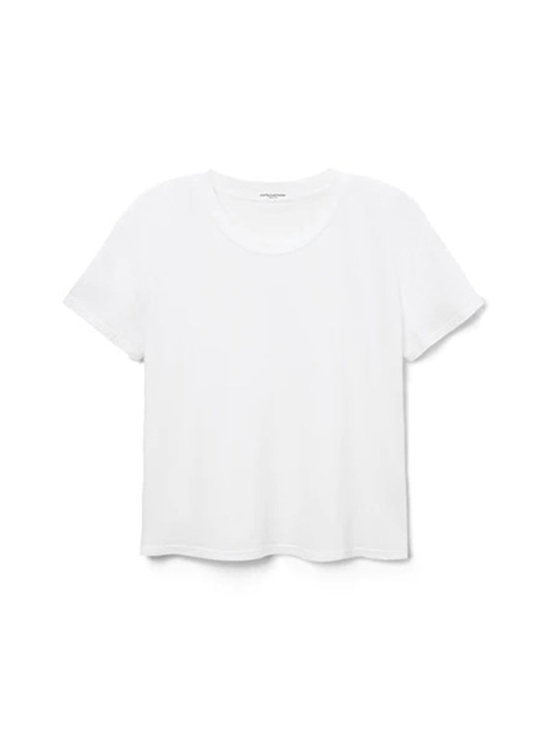 Harley Short Sleeve Crew Neck Tee - White-PERFECTWHITETEE-Over the Rainbow