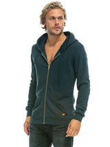 Bolt Zip Hoodie - Charcoal-AVIATOR NATION-Over the Rainbow