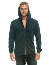 Bolt Zip Hoodie - Charcoal-AVIATOR NATION-Over the Rainbow