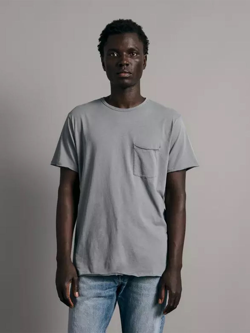 Miles One Pocket Tee - Blue Grey-RAG + BONE-Over the Rainbow