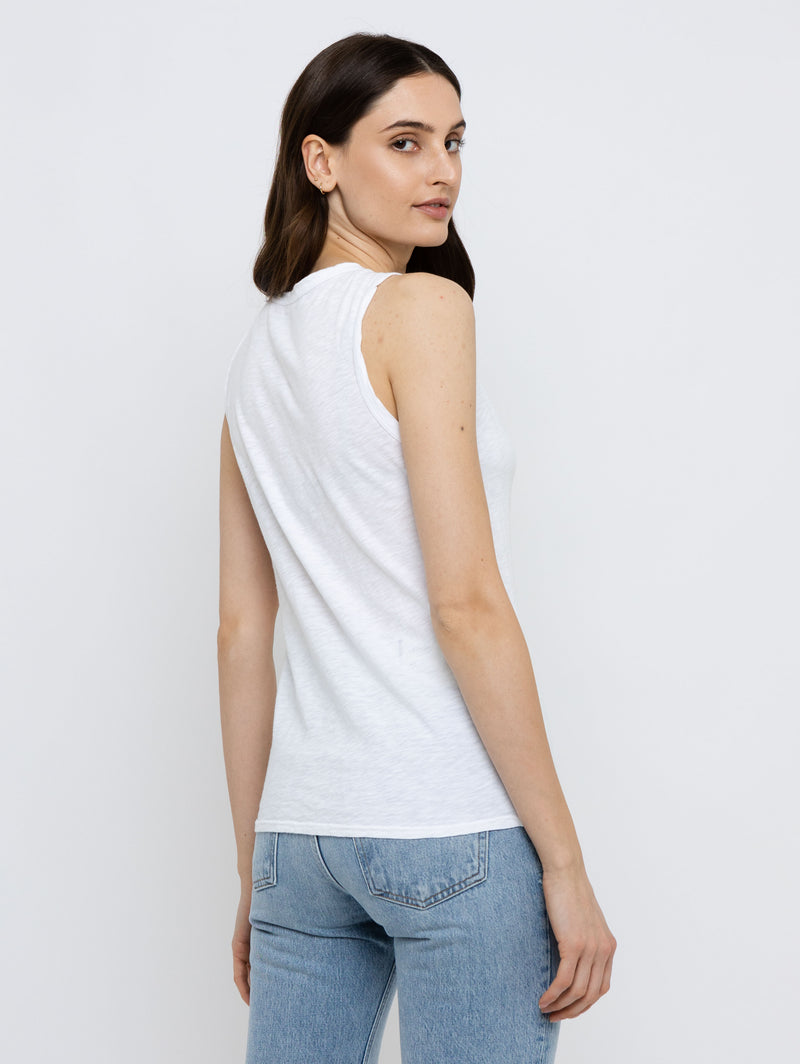 Taurus Sleeveless Tee-Velvet-Over the Rainbow