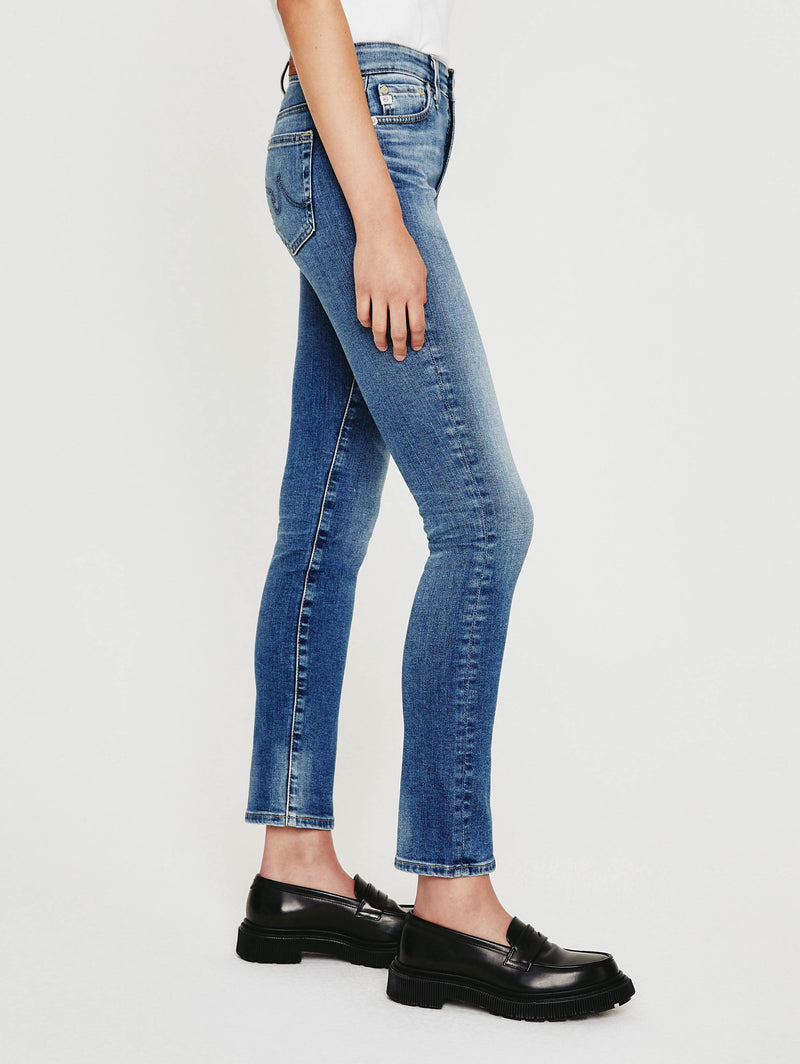 Mari Mid Rise Straight Jean - 15 Yr Shoreline-AG Jeans-Over the Rainbow