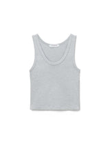 Blondie Tank Top - Heather Grey-PERFECTWHITETEE-Over the Rainbow