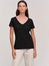 Lilith V Neck T-Shirt-Velvet-Over the Rainbow