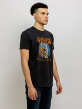 Genesis Eagle T-Shirt - Vintage Black-Retro Brand-Over the Rainbow