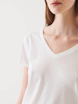 Short Sleeve V-Neck Classic Tee-Patrick Assaraf-Over the Rainbow